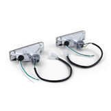 Knipperlichten - geschikt voor VW Golf 1 2 Jetta 1 2 Polo 86C - Heldere glazen indicator - zwart