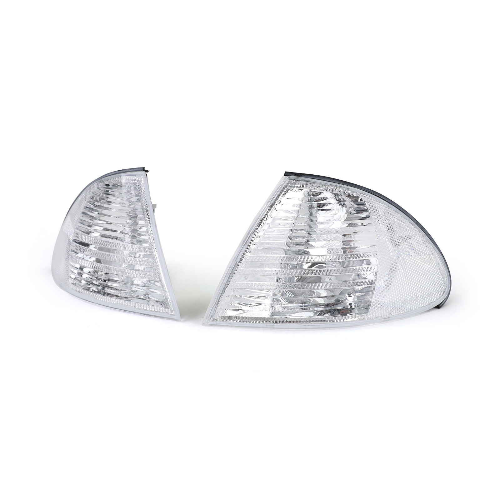 Knipperlichten geschikt voor BMW 3 Serie E46 Sedan Touring 98-01 - Wit Kristal - Inclusief Oranje Lampen