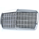 Radiateurgrill - Mercedes W123 75-85 - Compleet met chromen frame en strips - OEM kwaliteit