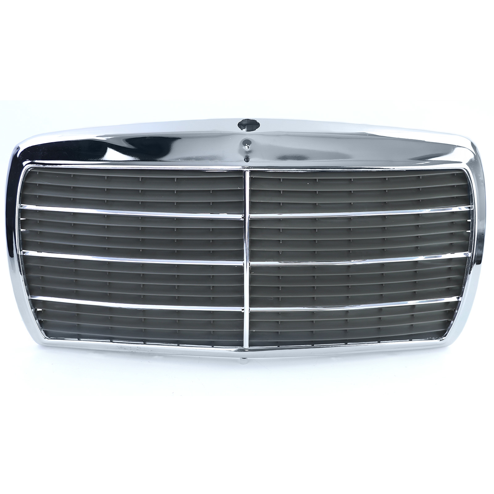 Radiateurgrill - Mercedes W123 75-85 - Compleet met chromen frame en strips - OEM kwaliteit