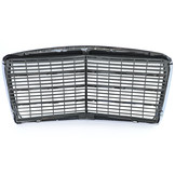 Radiateurgrill geschikt voor Mercedes W123 75-85 - Compleet met chromen frame en strips - OEM kwaliteit
