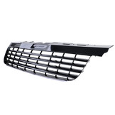 Radiateurgrille geschikt voor VW Bus T5 03-09 - zwart glanzend - badgeloos