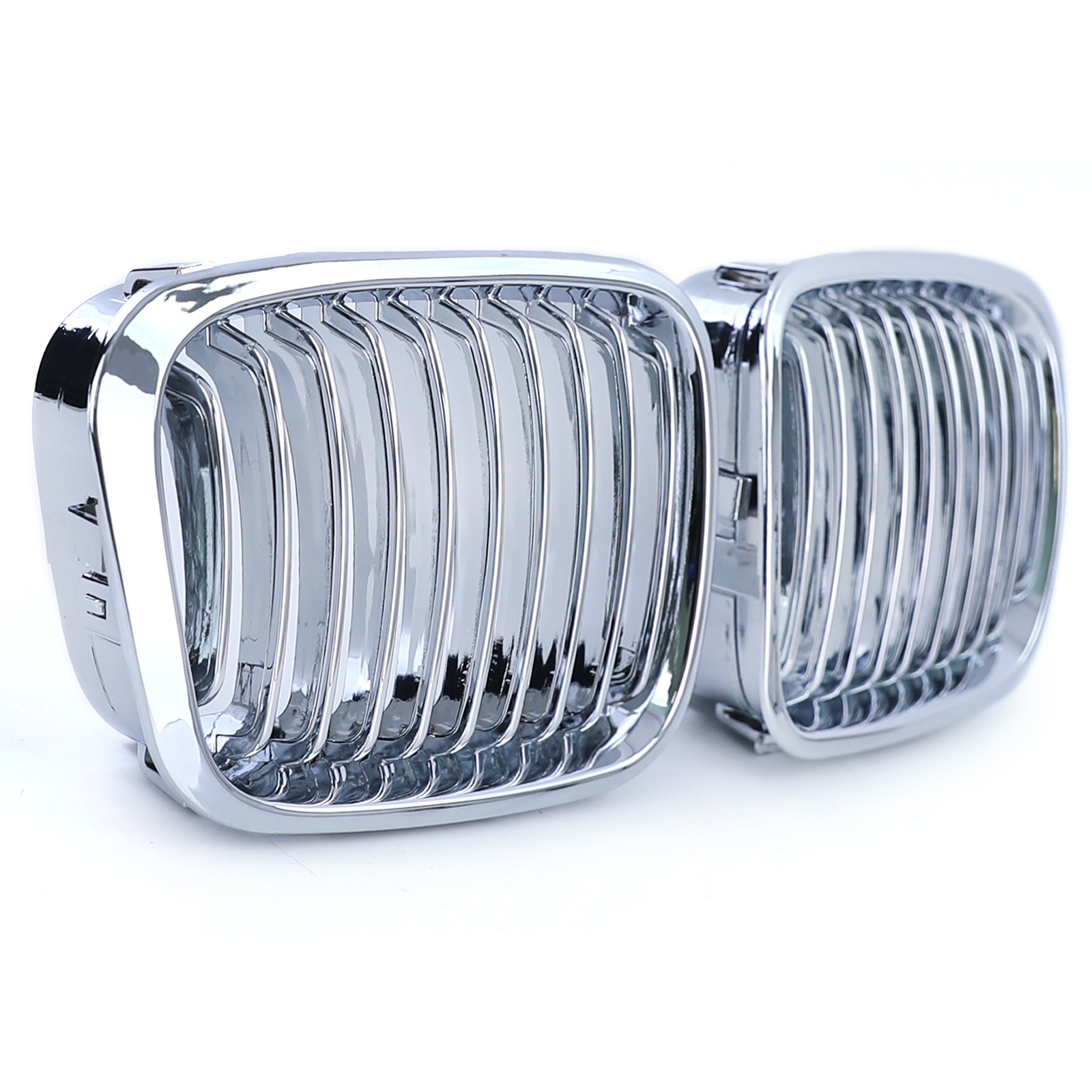 Grille geschikt voor BMW 3 Serie E46 Sedan Touring - Sport rooster - CHROOM