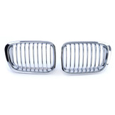 Grille geschikt voor BMW 3 Serie E46 Sedan Touring - Sport rooster - CHROOM