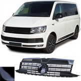 Radiateurgrill - Volkswagen T6 Bus Transporter 15-19 - Zwart Glans - Sportieve look