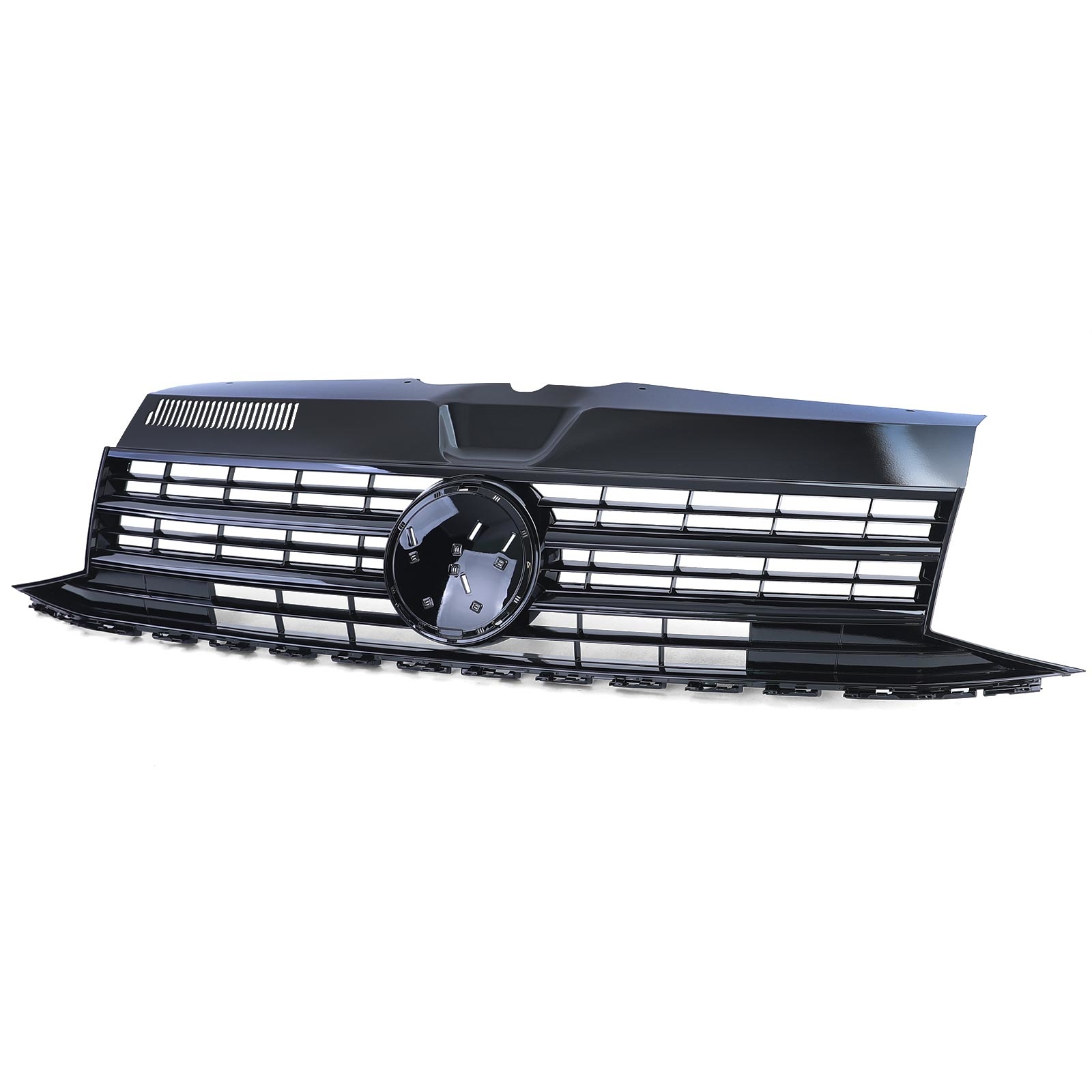 Radiateurgrill geschikt voor Volkswagen T6 Bus Transporter 15-19 - Zwart Glans - Sportieve look