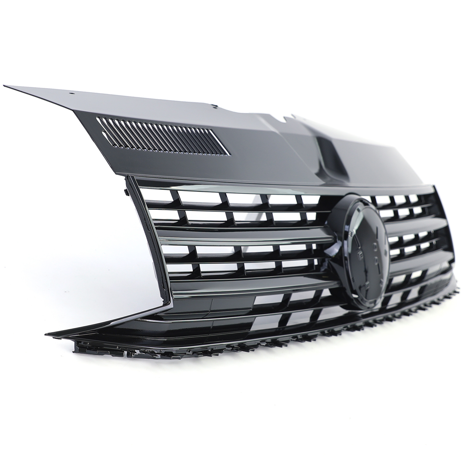 Radiateurgrill geschikt voor Volkswagen T6 Bus Transporter 15-19 - Zwart Glans - Sportieve look