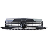 Radiateurgrill geschikt voor Volkswagen T6 Bus Transporter 15-19 - Zwart Glans - Sportieve look