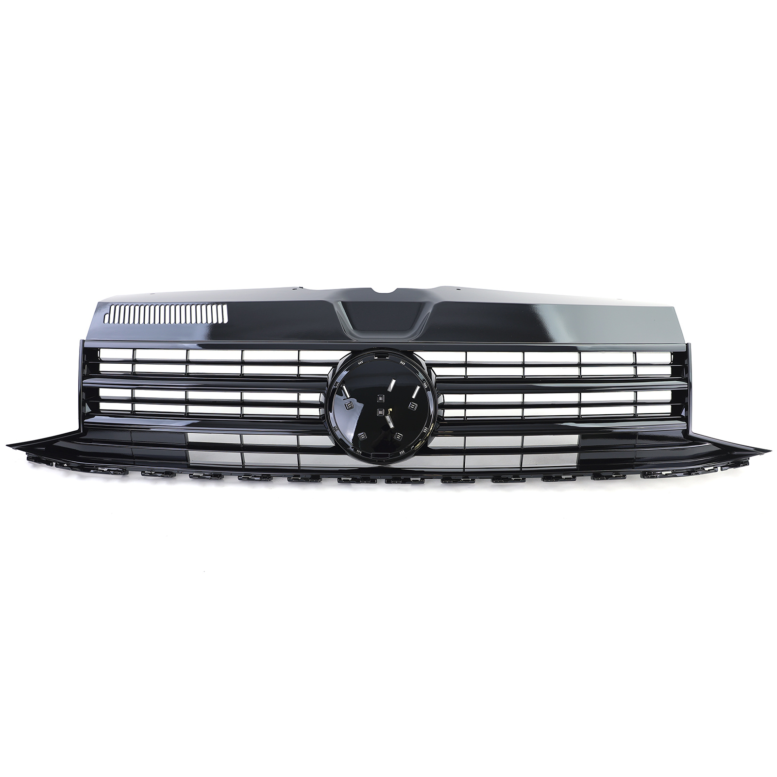 Radiateurgrill geschikt voor Volkswagen T6 Bus Transporter 15-19 - Zwart Glans - Sportieve look