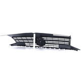 Radiateurgrill geschikt voor Volkswagen T6 Bus Transporter 15-19 - Zwart Glans - Sportieve look