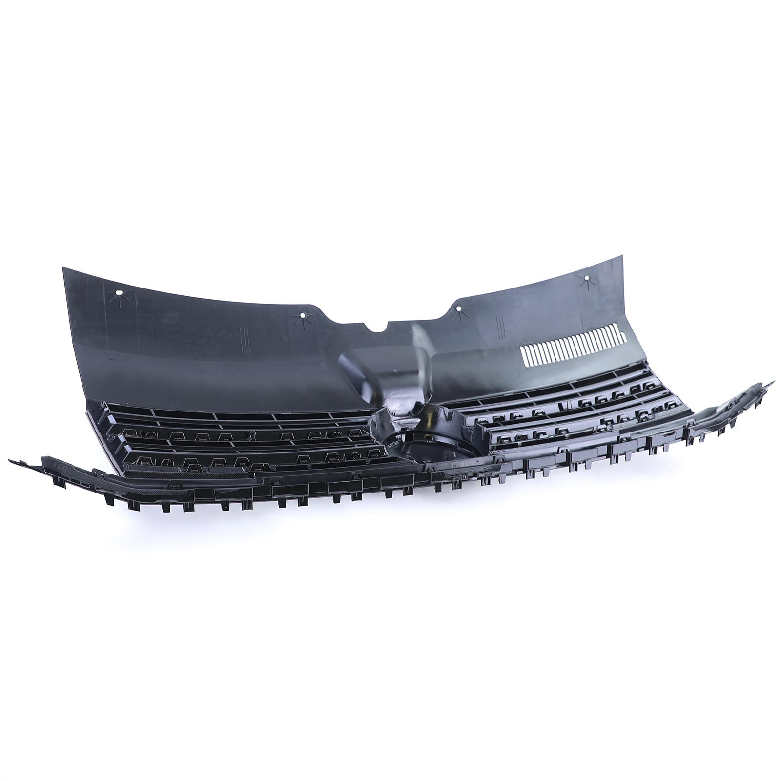 Radiateurgrill - Volkswagen T6 Bus Transporter 15-19 - Zwart Glans - Sportieve look