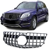Radiateurgrill - Mercedes GLK X204 Facelift 12-15 - Sport optiek - Zwart chroom