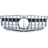 Radiateurgrill geschikt voor Mercedes GLK X204 Facelift 12-15 - Sport optiek - Zwart chroom