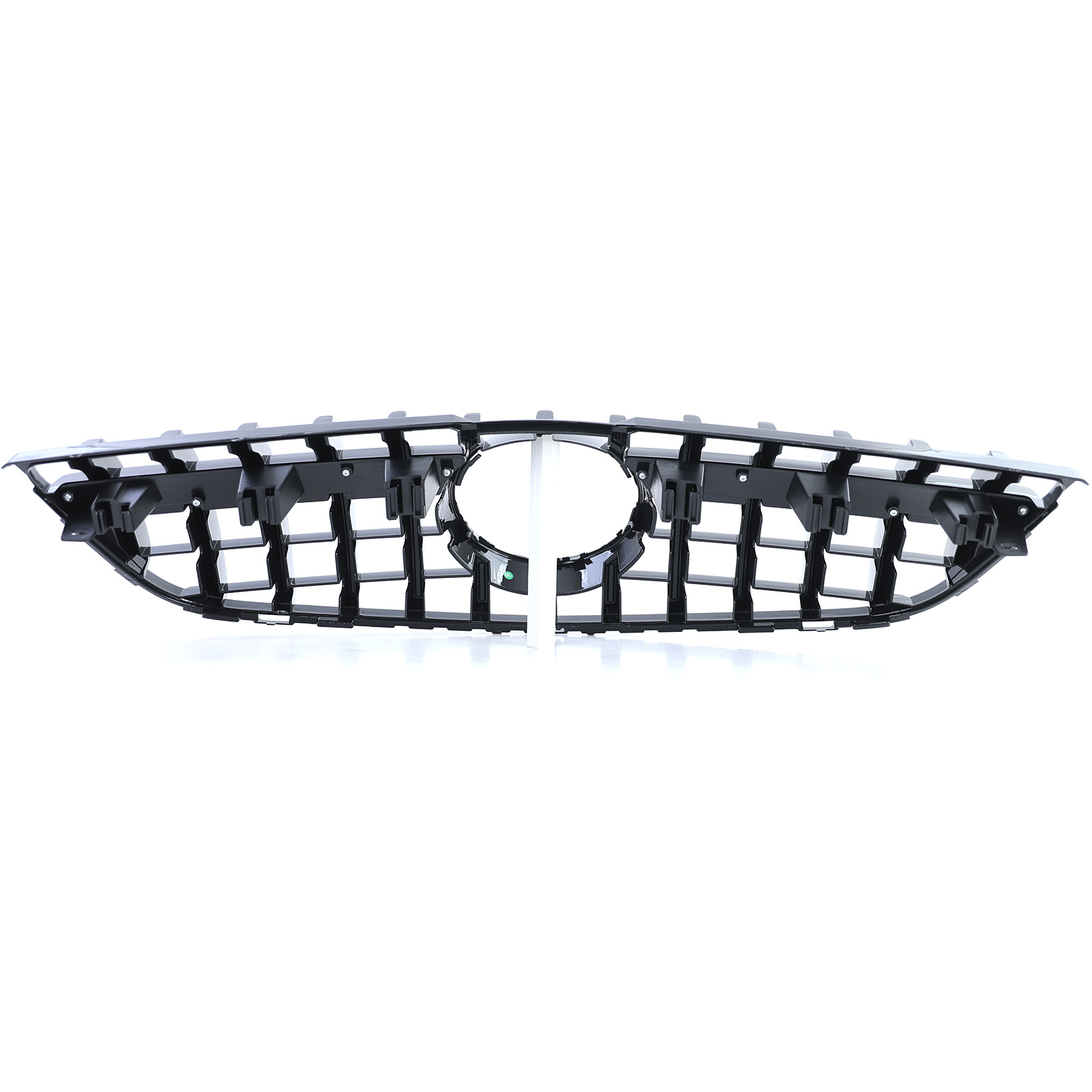 Radiateurgrill geschikt voor Mercedes GLK X204 Facelift 12-15 - Sport optiek - Zwart chroom