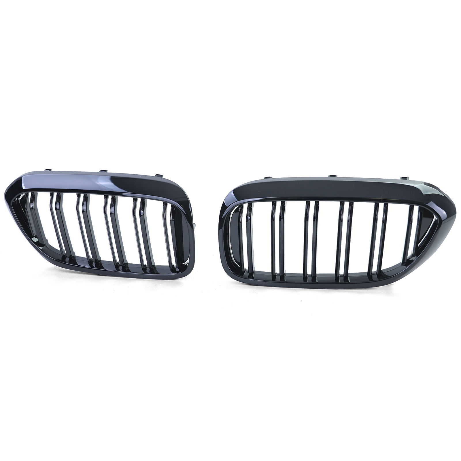 Radiateurgrille - BMW 6er GT G32 17-20 - dubbele spijlen - glanzende prestatie-look