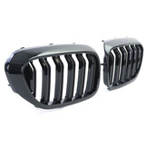 Radiateurgrille geschikt voor BMW 6er GT G32 17-20 - dubbele spijlen - glanzende prestatie-look
