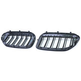 Radiateurgrille geschikt voor BMW 6er GT G32 17-20 - dubbele spijlen - glanzende prestatie-look