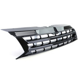 Radiateurgrill geschikt voor Volkswagen T5 Busje Facelift 09-15 - Badgeloos - ZWART GLANS