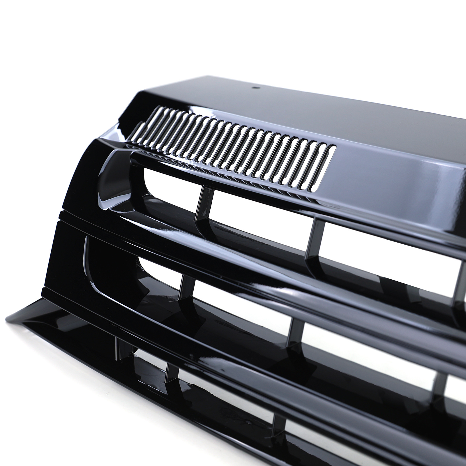 Radiateurgrill - Volkswagen T5 Busje Facelift 09-15 - Badgeloos - ZWART GLANS