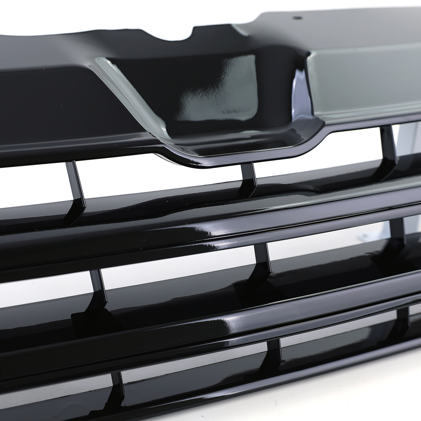 Radiateurgrill - Volkswagen T5 Busje Facelift 09-15 - Badgeloos - ZWART GLANS