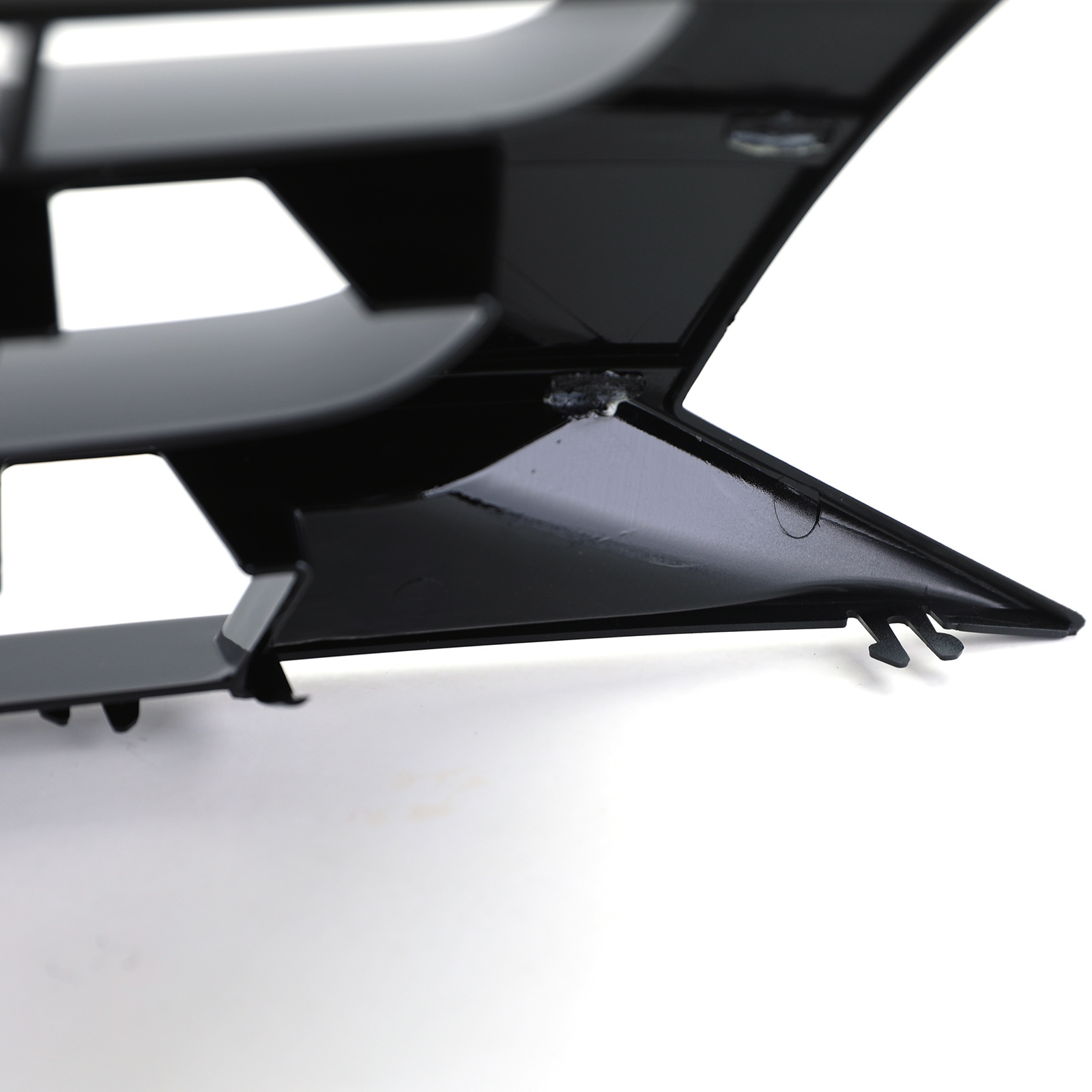 Radiateurgrill geschikt voor Volkswagen T5 Busje Facelift 09-15 - Badgeloos - ZWART GLANS