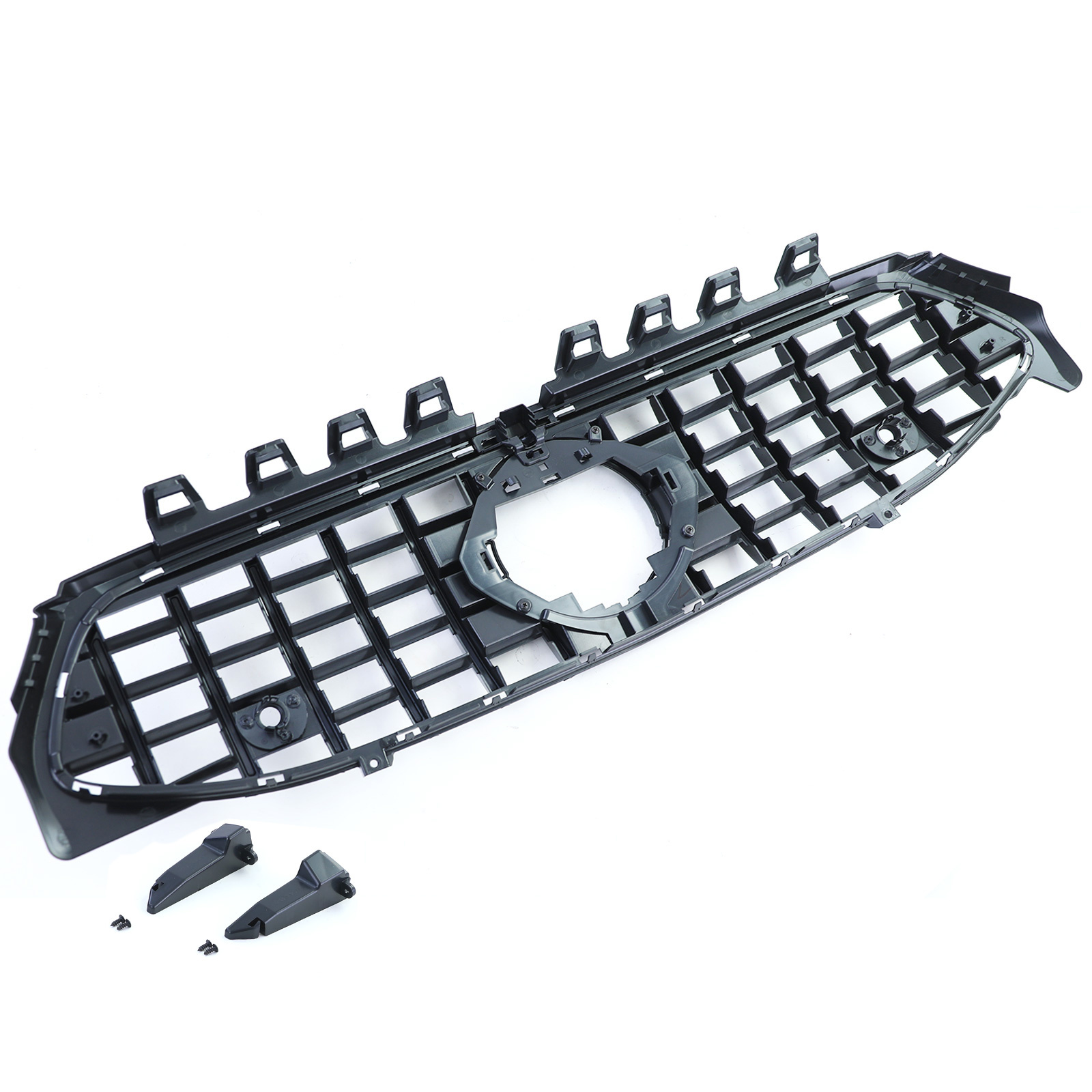 Grille geschikt voor Mercedes CLA C118 - Sport Optiek - Zwart Glans