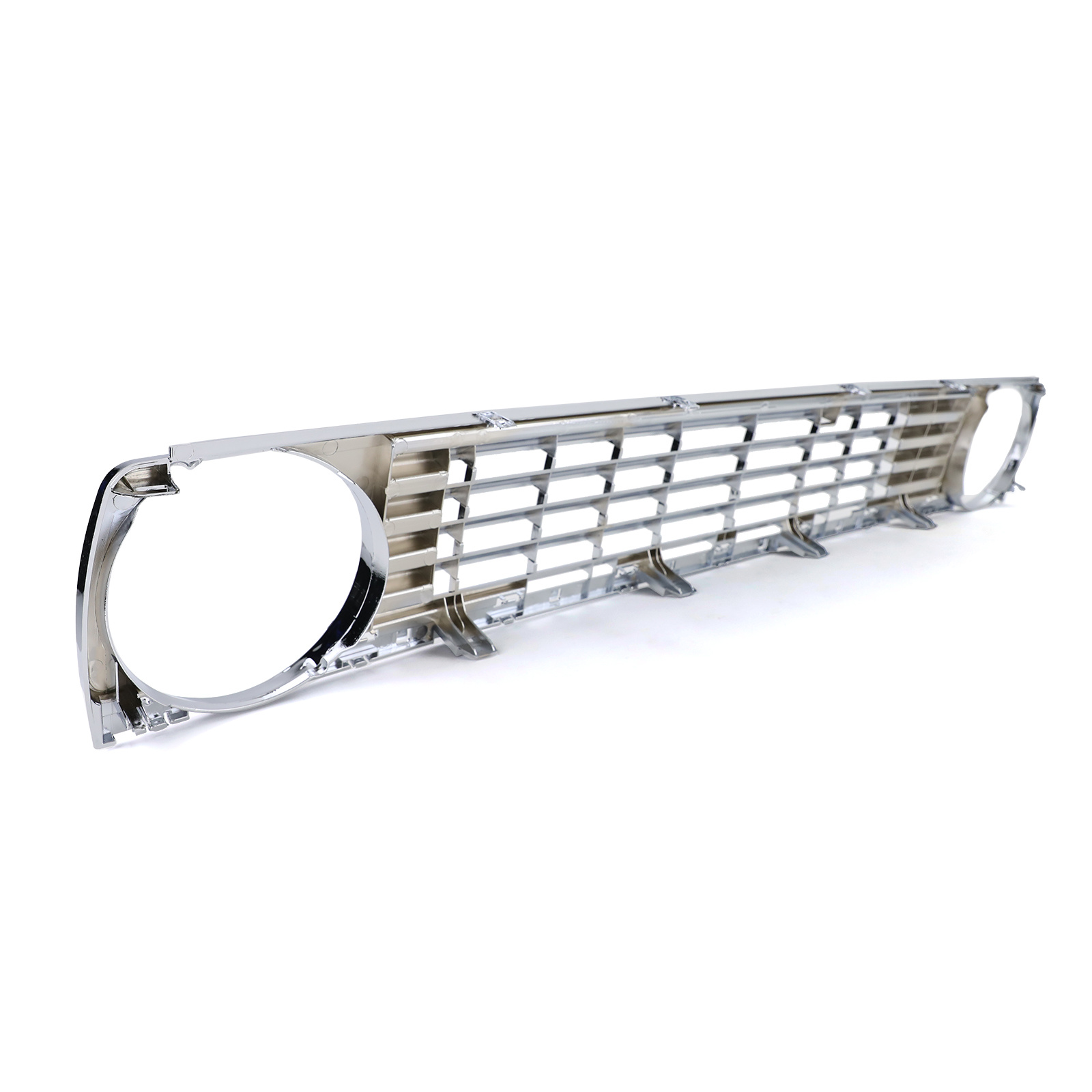 Radiateurgrill geschikt voor VW Golf 2 83-91 - Badgeloos, CHROOM, grillspoiler - 63x45x8cm