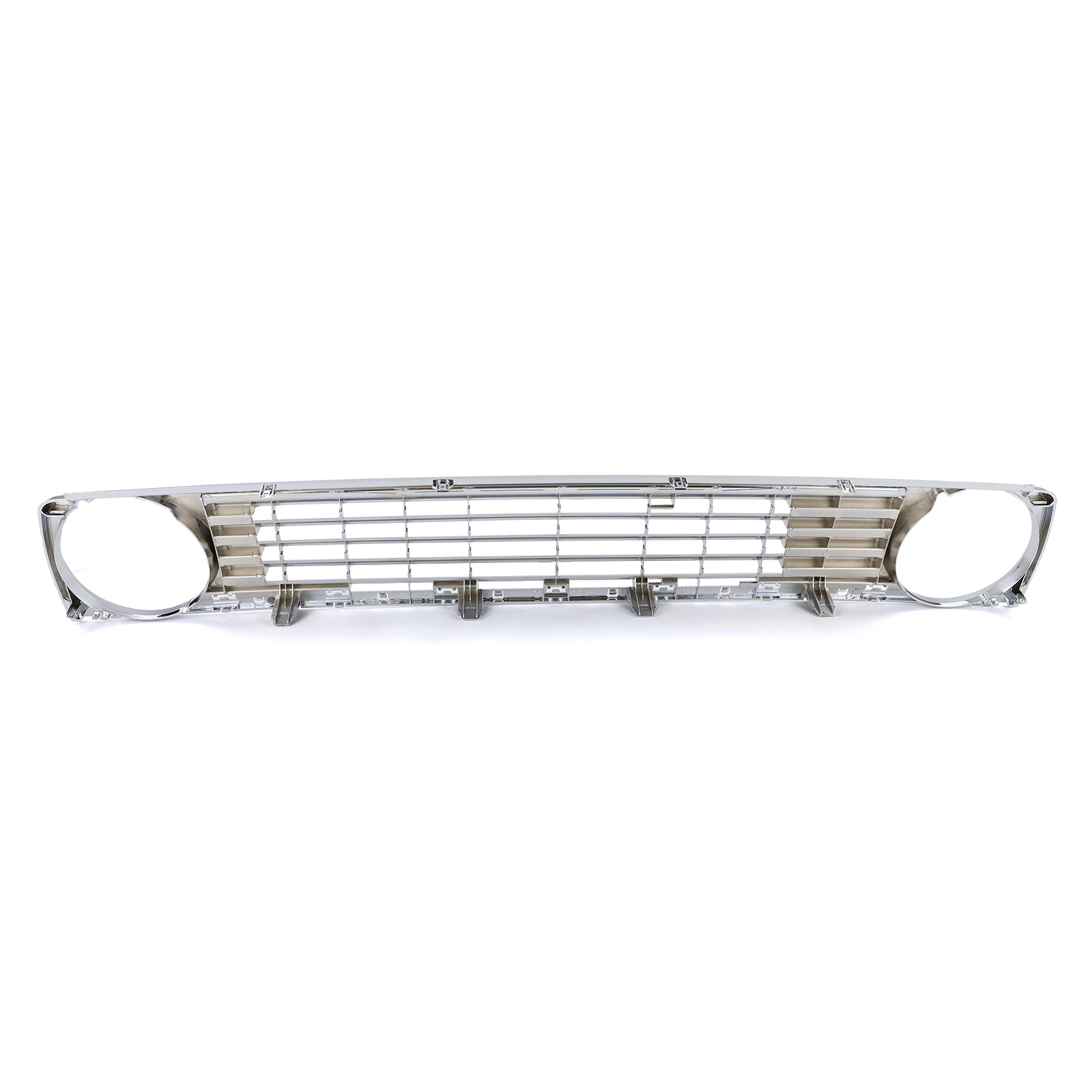 Radiateurgrill geschikt voor VW Golf 2 83-91 - Badgeloos, CHROOM, grillspoiler - 63x45x8cm