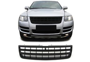 Radiateurgrille geschikt voor VW Touareg 7L 02-06 - Sportrooster - Zwart