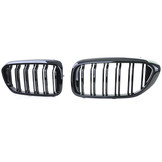 Radiateurgrille geschikt voor BMW 5 Serie G30 G31 17-20 - Dubbele staaf - Glans zwart