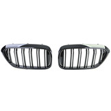 Radiateurgrille geschikt voor BMW 5 Serie G30 G31 17-20 - Dubbele staaf - Glans zwart