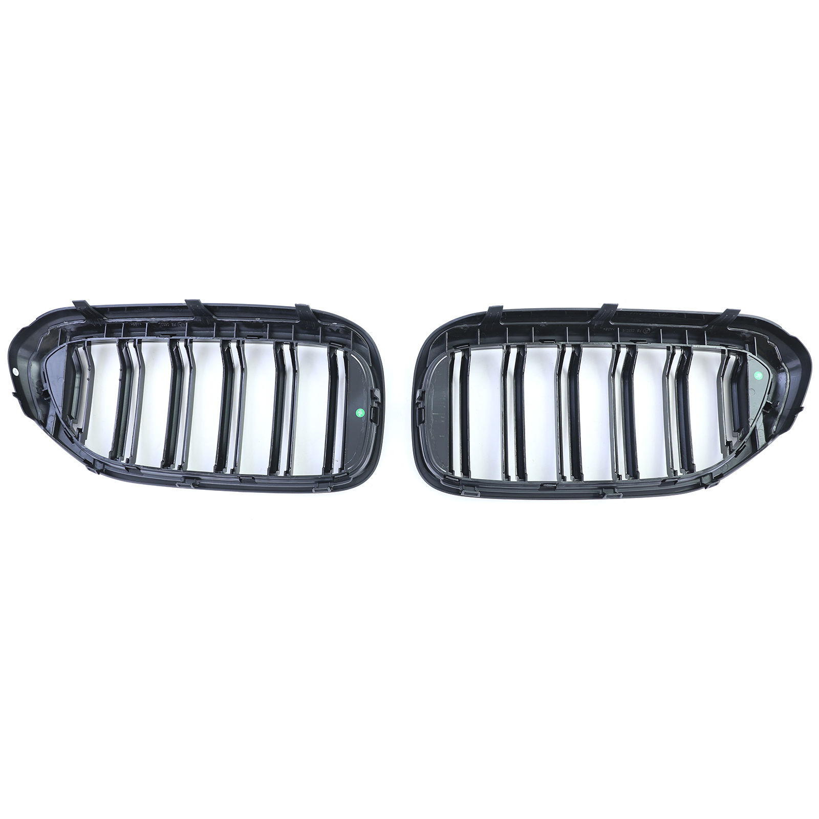 Radiateurgrille geschikt voor BMW 5 Serie G30 G31 17-20 - Dubbele staaf - Glans zwart