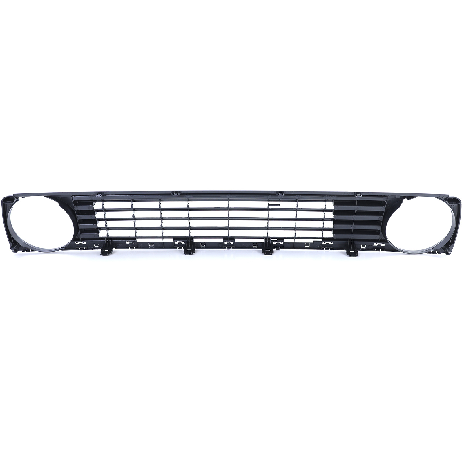 Radiateurgrill geschikt voor VW Golf 2 83-91 - Badgeloos - Spoiler + Zwart
