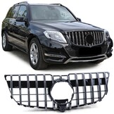 Radiateurgrill geschikt voor Mercedes GLK X204 Facelift 12-15 - Sport Optiek - Zwart Glans/Chroom