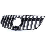Radiateurgrill geschikt voor Mercedes GLK X204 Facelift 12-15 - Sport Optiek - Zwart Glans/Chroom