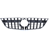 Radiateurgrill geschikt voor Mercedes GLK X204 Facelift 12-15 - Sport Optiek - Zwart Glans/Chroom