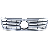 Radiateurgrill geschikt voor VW Touareg 7L 02-06 - Zwart/Chroom - Topkwaliteit