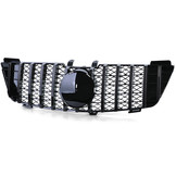 Sport radiateurgrill geschikt voor Mercedes M Klasse ML W164 05-08 - Sportieve uitvoering - Glanzend zwart