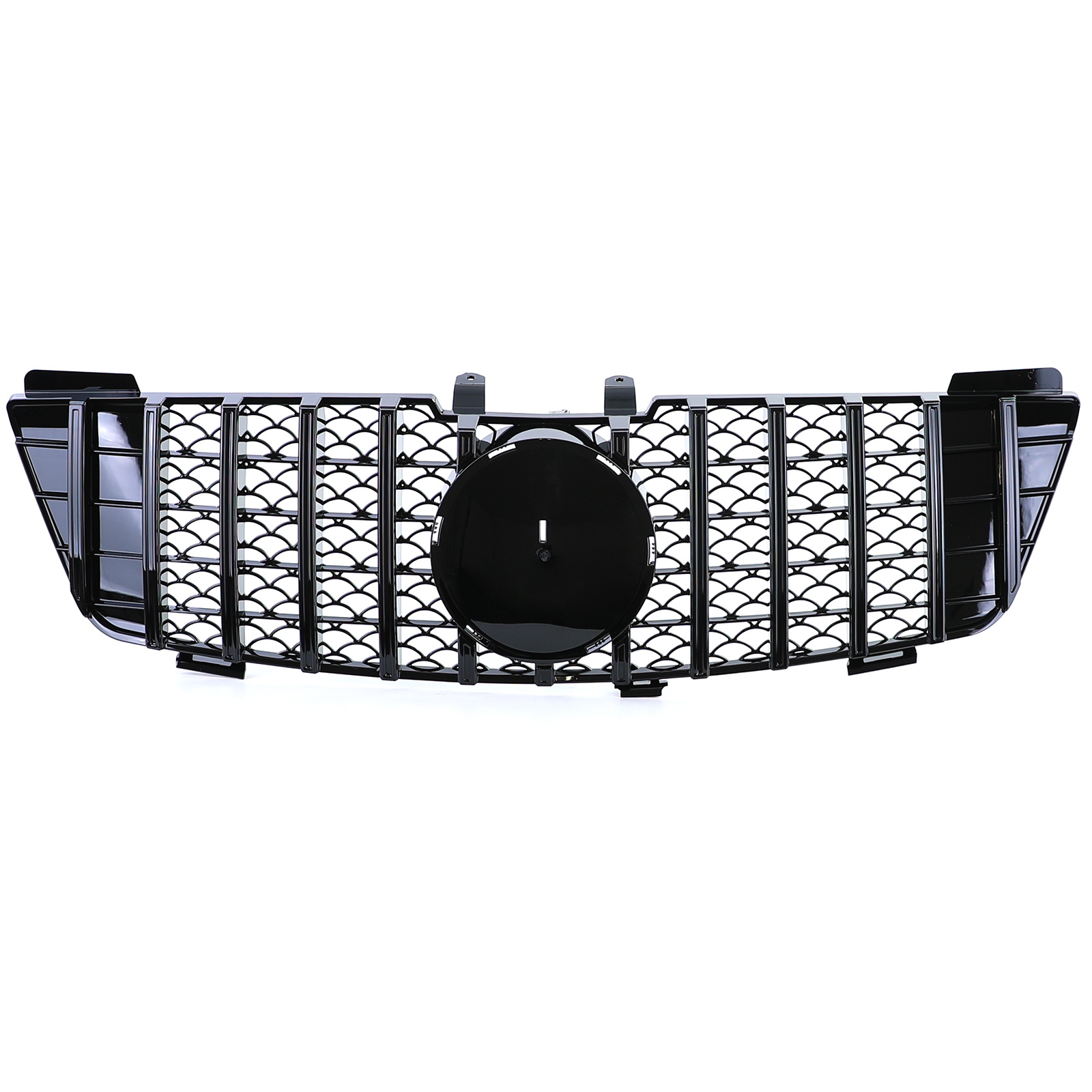Sport radiateurgrill - Mercedes M Klasse ML W164 05-08 - Sportieve uitvoering - Glanzend zwart