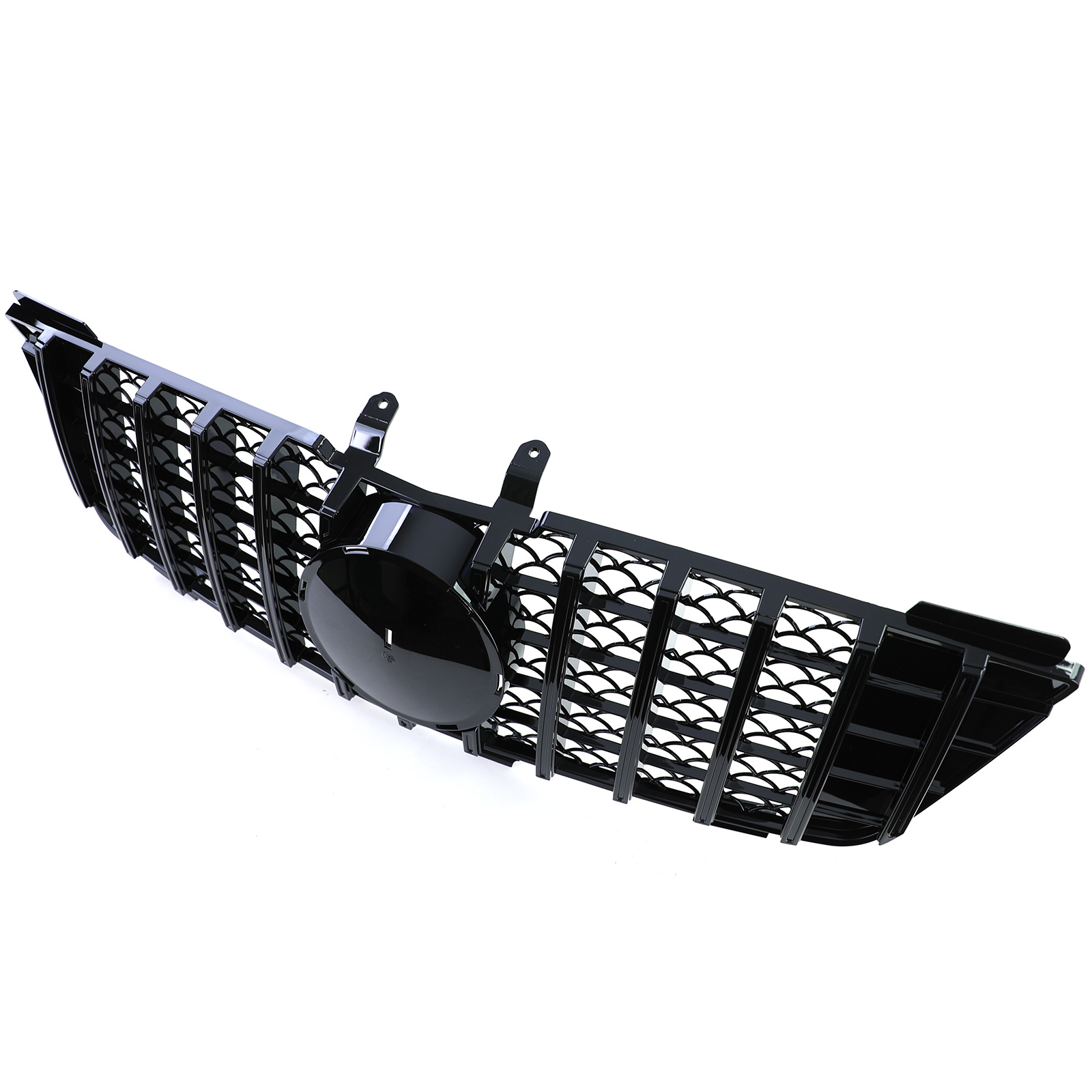 Sport radiateurgrill - Mercedes M Klasse ML W164 05-08 - Sportieve uitvoering - Glanzend zwart