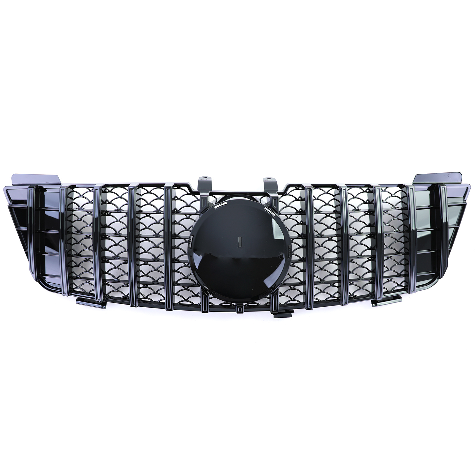 Sport radiateurgrill - Mercedes M Klasse ML W164 05-08 - Sportieve uitvoering - Glanzend zwart