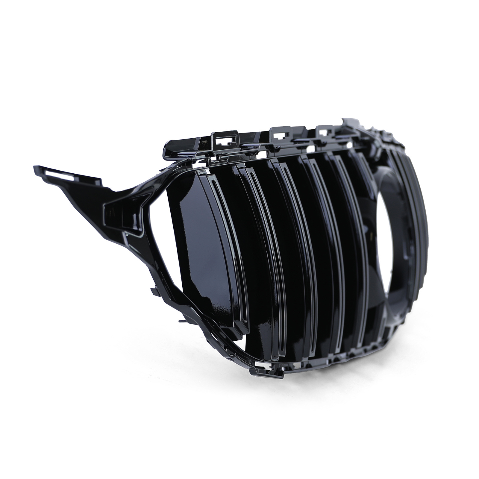 Radiateurgrill geschikt voor Mercedes C-klasse W205 vanaf 14 - Sport Optiek - Glanzend Zwart