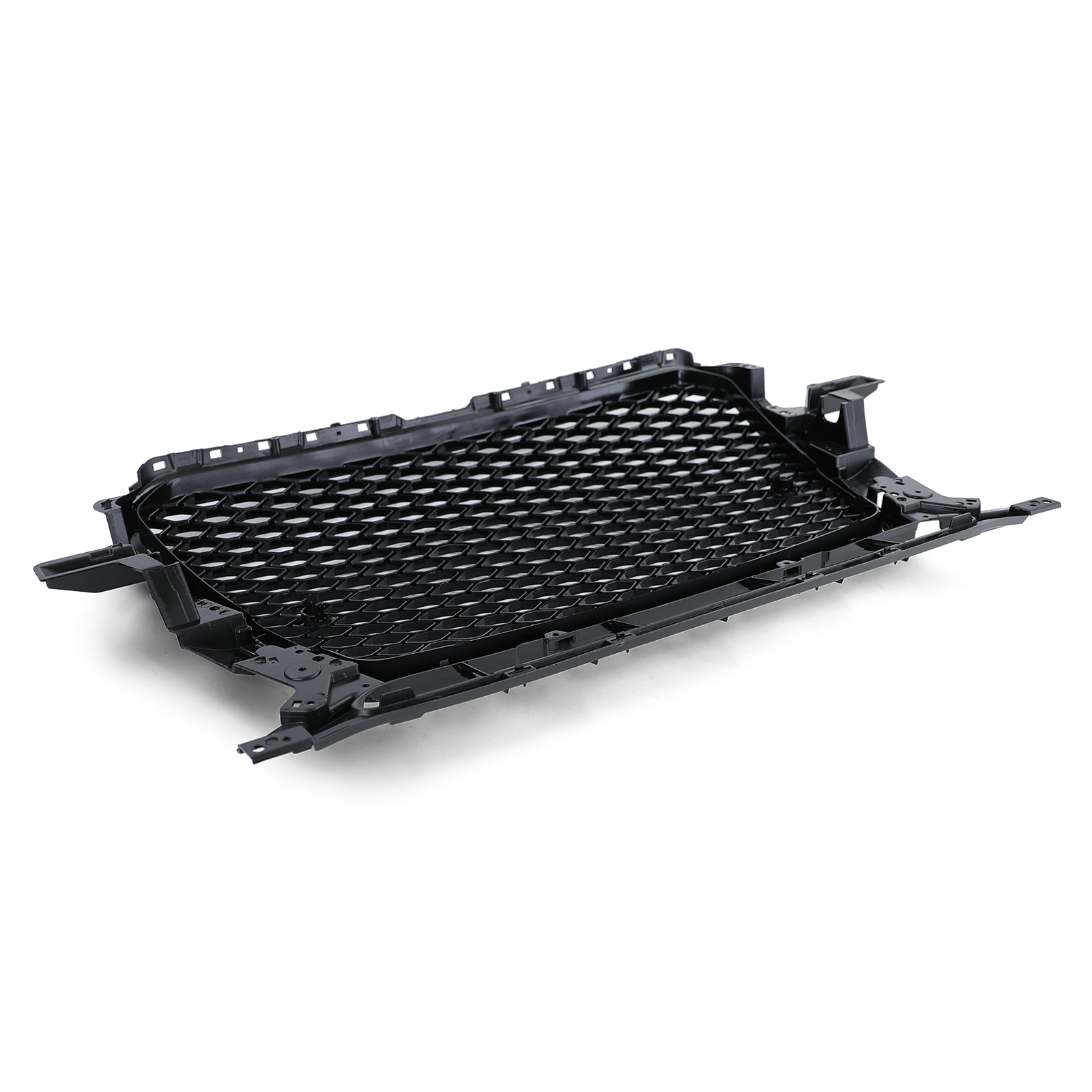 Radiateurgrill geschikt voor Audi Q5 8R 12-16 - Honingraat sportlook - Zwart glanzend