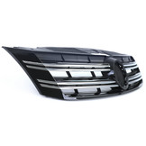 Radiateurgrill geschikt voor VW Tiguan 5N Facelift 11-18 - Zwart Glans Chroom - OEM-kwaliteit