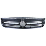 Radiateurgrill geschikt voor VW Tiguan 5N Facelift 11-18 - Zwart Glans Chroom - OEM-kwaliteit