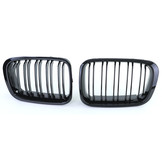 Radiateurgrille - BMW E46 Limo Touring - dubbele stang - glans zwart