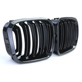 Radiateurgrille - BMW E46 Limo Touring - dubbele stang - glans zwart