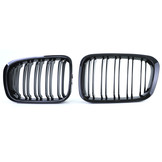 Radiateurgrille - BMW E46 Limo Touring - dubbele stang - glans zwart