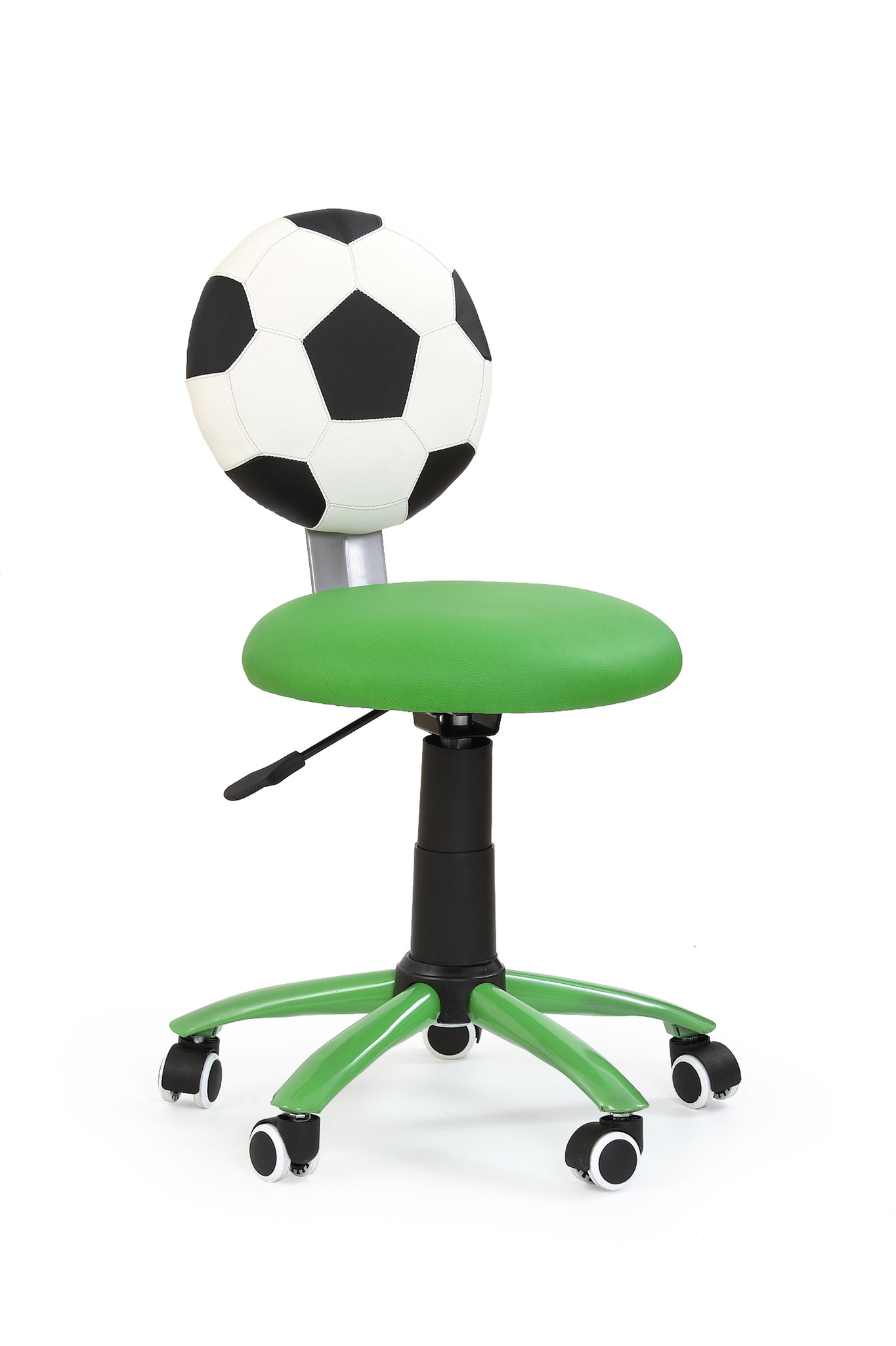 GOL - kinder bureaustoel - eco leer - 39x75-85x52 cm - groen