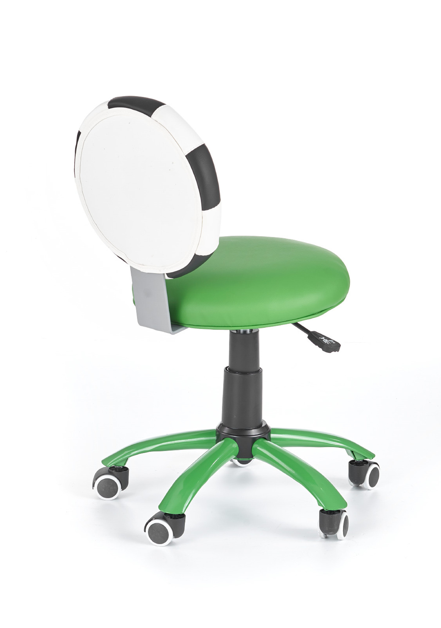 GOL - kinder bureaustoel - eco leer - 39x75-85x52 cm - groen